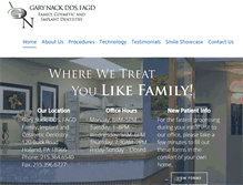 Tablet Screenshot of gnackdds.com